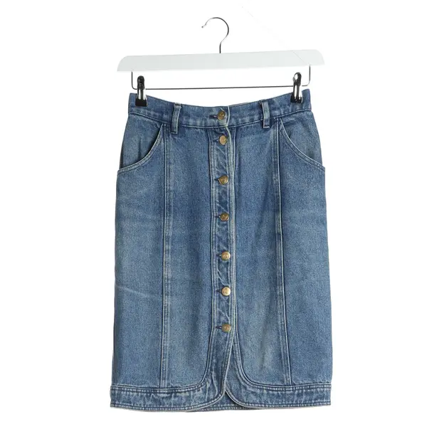 Skirt in Blue, Cotton, Fendi