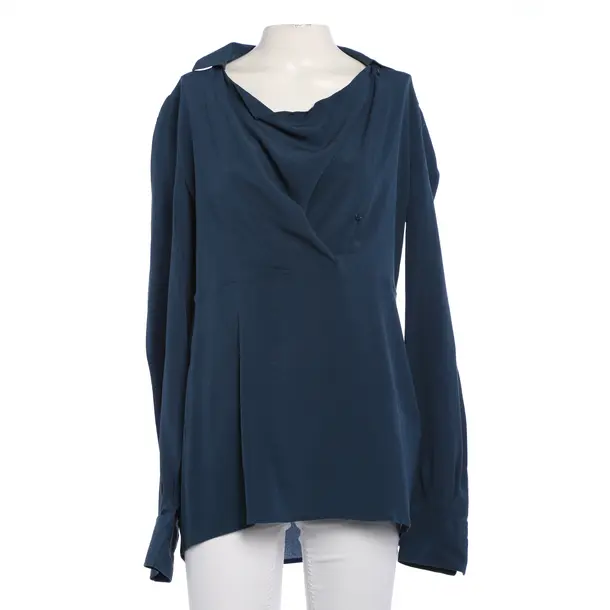 Blouse in Blue, Silk, Akris