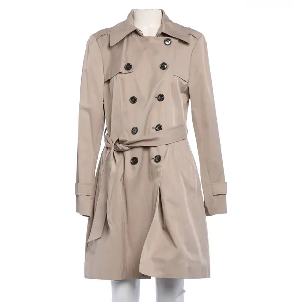Mid-Season Coat in White, Cotton, Karl Lagerfeld