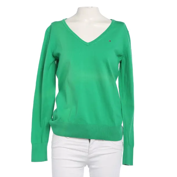 Maglione, in Verde, Lana, Tommy Hilfiger