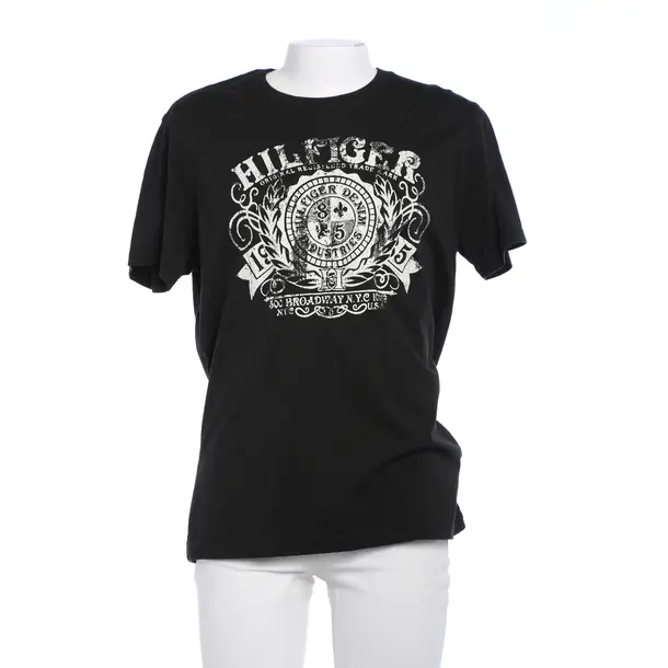 T-Shirt in Black, Cotton, Tommy Hilfiger