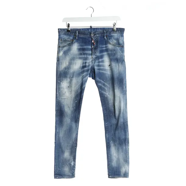 Jeans Straight Fit in Blau, Baumwolle, Dsquared