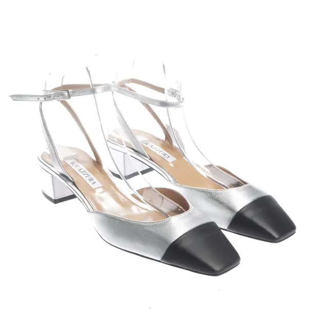 Heeled Sandals in Metallic, , Aquazzura