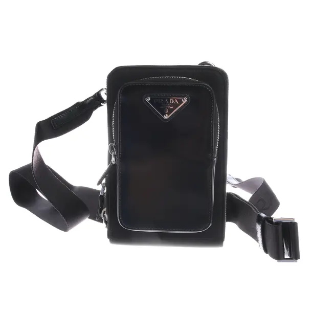 Borsa a cinture a tracolla, in Nero, Pelle, Prada