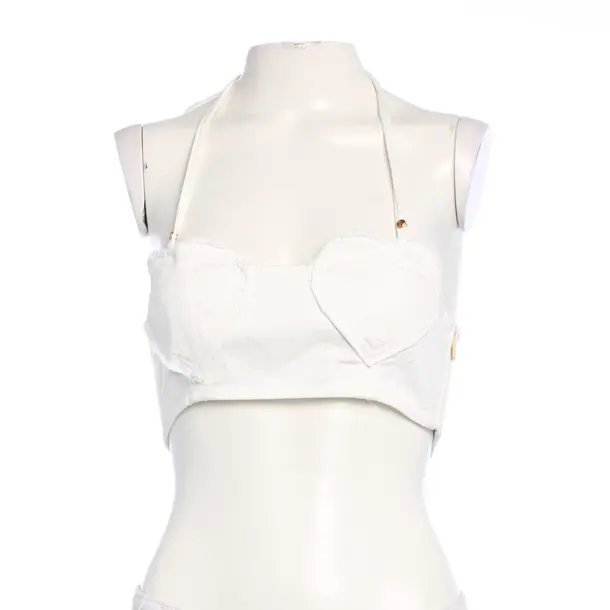 Top in White, Cotton, Blumarine