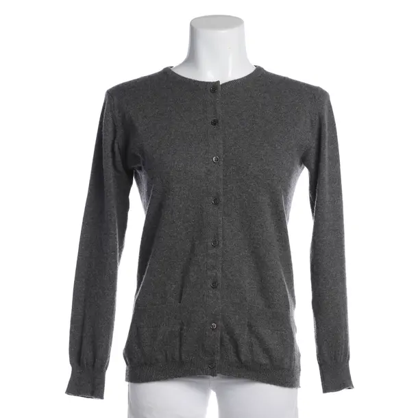 Strickjacke in Grau, Kaschmir, Saint Laurent