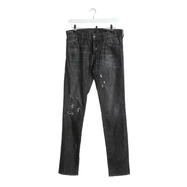 Jeans Slim Fit in Schwarz, Baumwolle, Dsquared