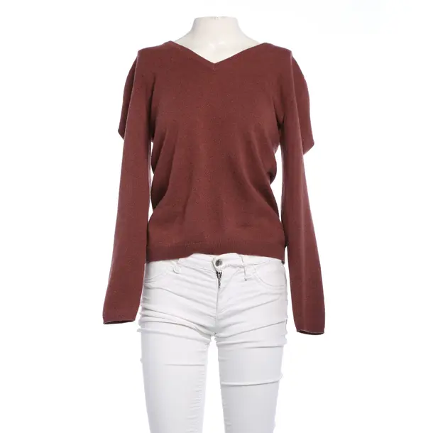 Kaschmirpullover in Braun, Kaschmir, Brunello Cucinelli