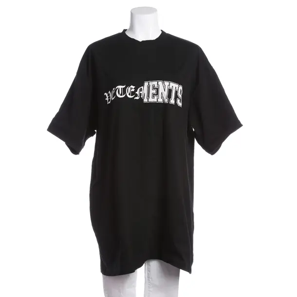 Shirt in Schwarz, Baumwolle, Vetements