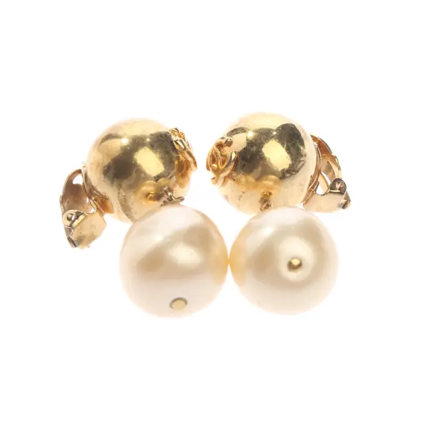 Ohrringe, in Gold, Metall (metallisch, metallisiert), Chanel