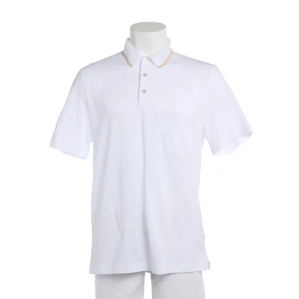 Polo Shirt in White, Cotton, Hermès