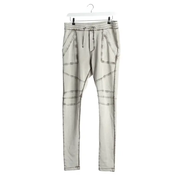 Pants in Gray, Cotton, Balmain