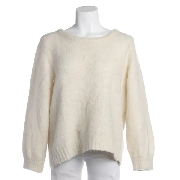 Maglione, in Bianco, Lana, Vintage americano