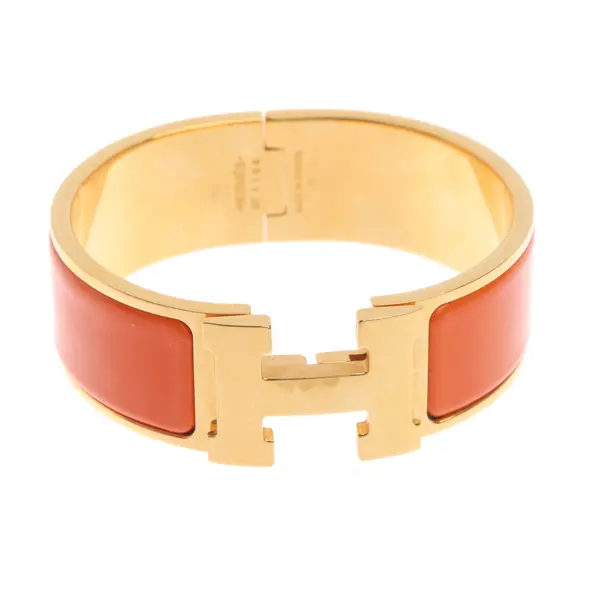 Armband, in Gold, Metall (metallisch, metallisiert), Hermès