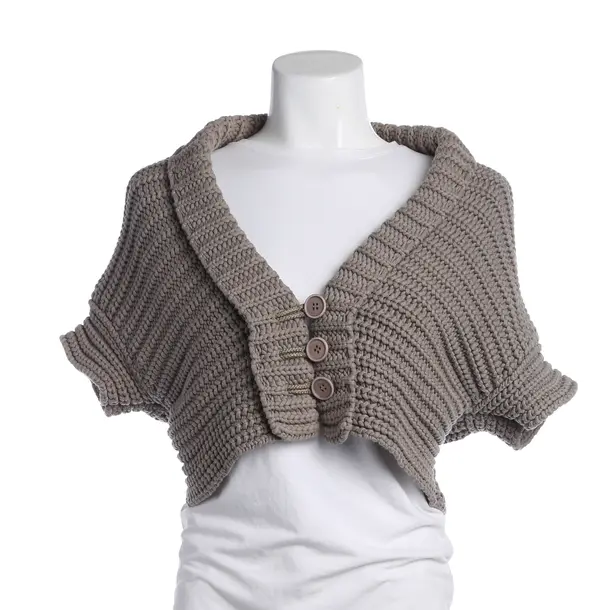 Strickjacke in Weiß, Baumwolle, Brunello Cucinelli