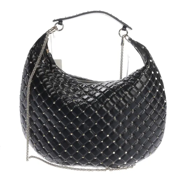 Hobo Bag, in Schwarz, Leder, Valentino