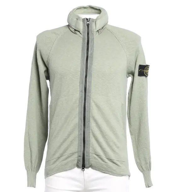 Cardigan in Green, Cotton, Stone Island