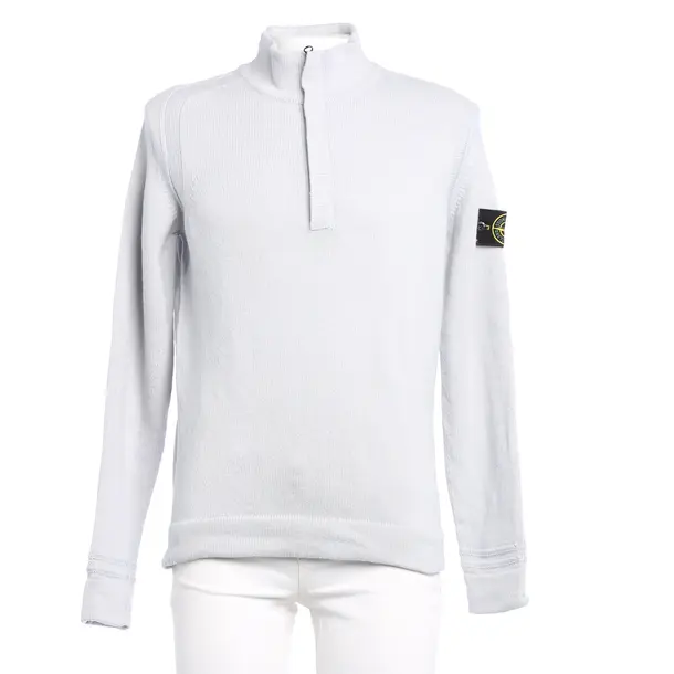 Maglione, in Azzurro, Lana, Isola di pietra