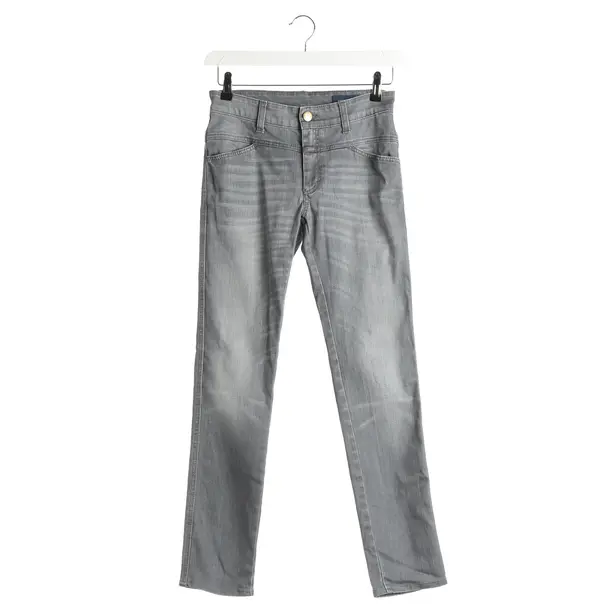Jeans Slim Fit in Grau, Baumwolle, Closed