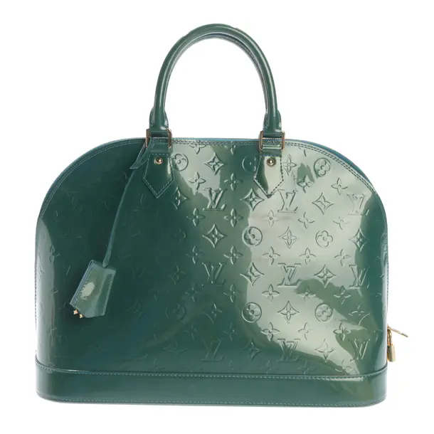 Borsetta, in Verde, Pelle, Louis Vuitton