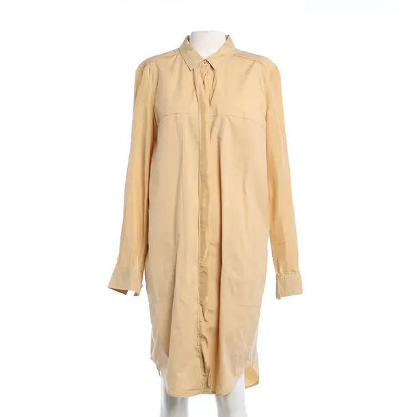 Dress, in Mustard Yellow, Cotton, Closed