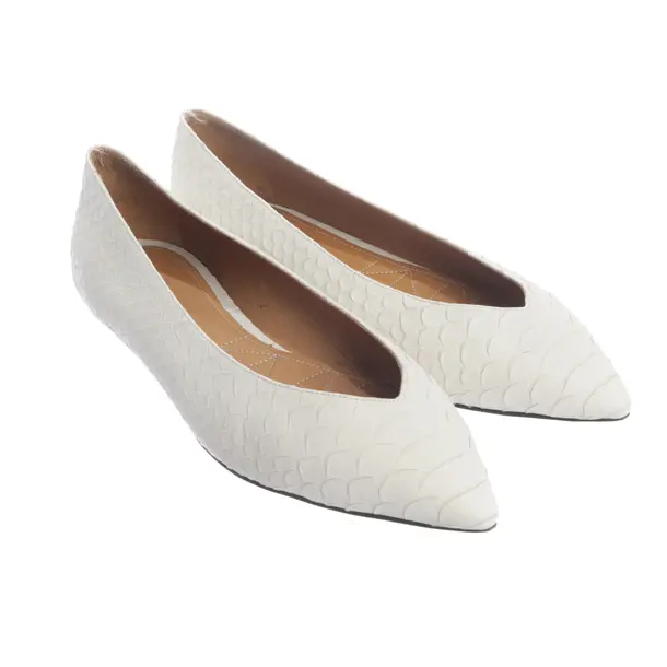 Ballerinas, in Weiß, Isabel Marant