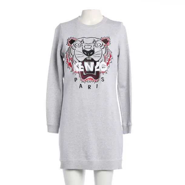 Kleid, in Grau, Baumwolle, Kenzo