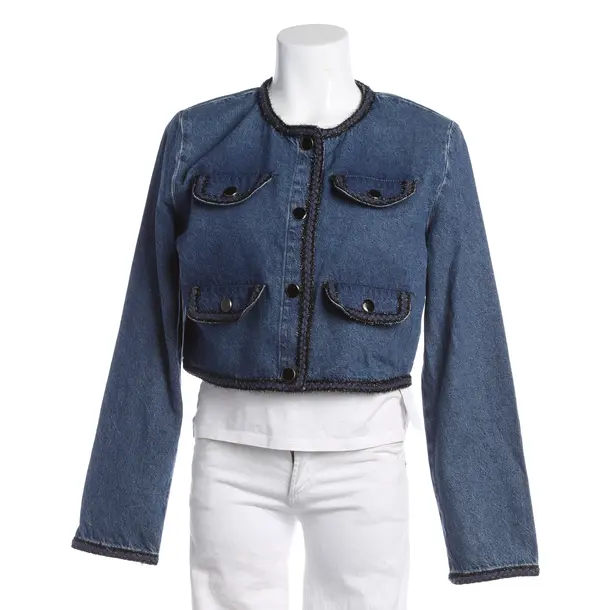 Denim Jacket, in Blue, Cotton, Rich & Royal