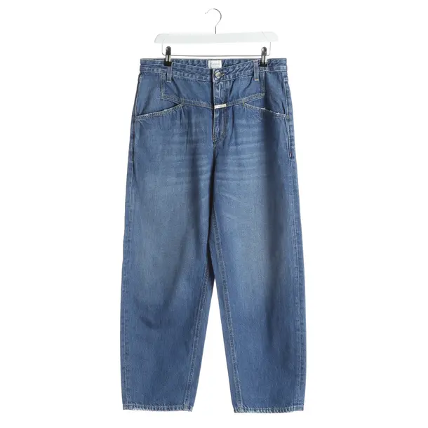 Straight Fit Jeans, in Blue, Cotton, Closed