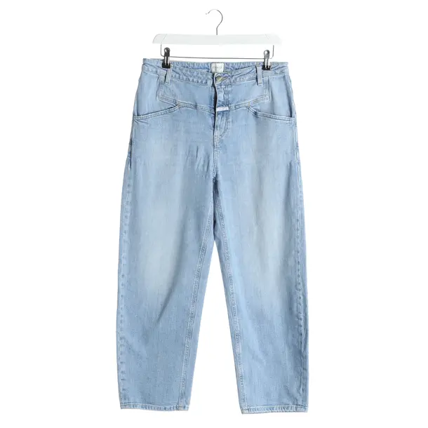 Straight Fit Jeans, in Light Blue, Cotton, Closed