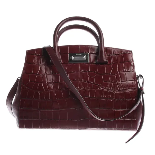 Borsetta, in Bordeaux, Pelle, Max Mara