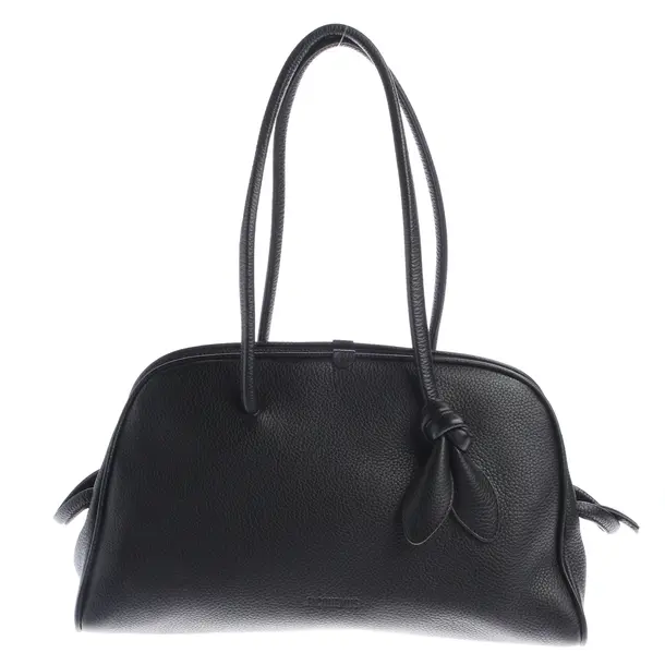Schultertasche, in Schwarz, Leder, Jacquemus