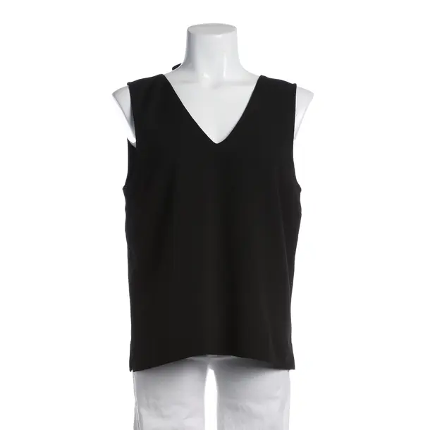 Top, in Black, Polyester, Ganni
