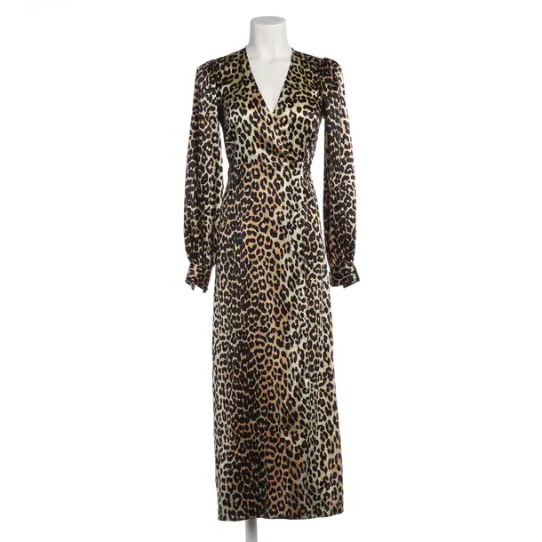 Dress, in Multicolored, Silk, Ganni