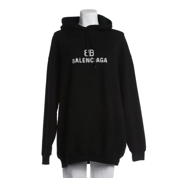 Felpa con cappuccio, in Nero, Cotone, Balenciaga