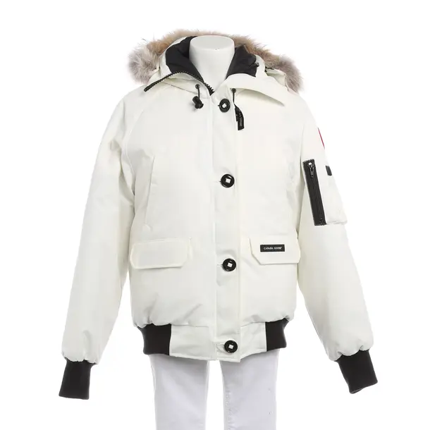 Winter Jacket, in White, Polyester, Canada Goose