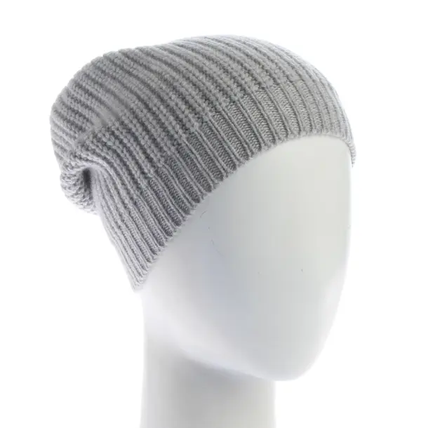 Mütze, in Hellgrau, Kaschmir, Unger