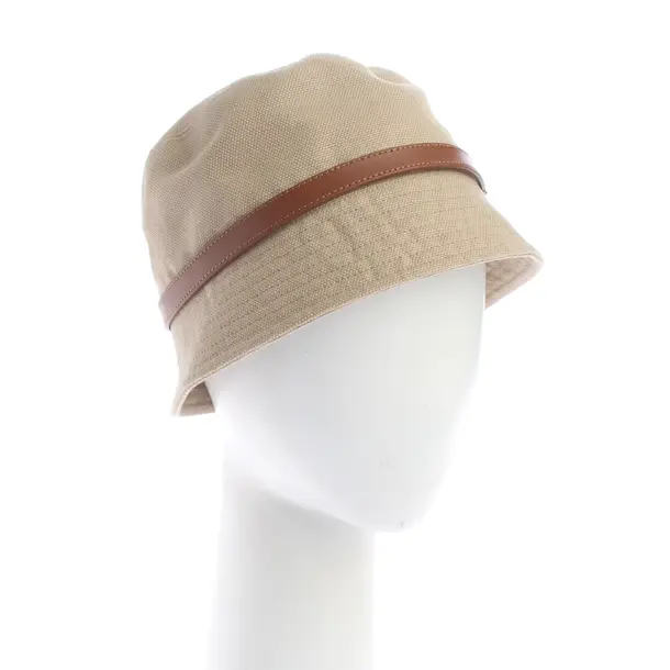 Hut, in Beige, Baumwolle, Saint Laurent