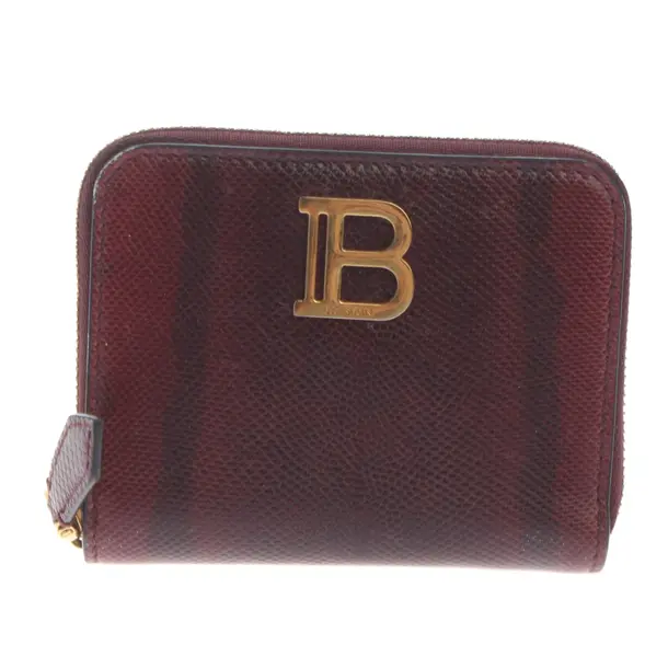 Wallet, in Dark Brown, Leather, Balmain