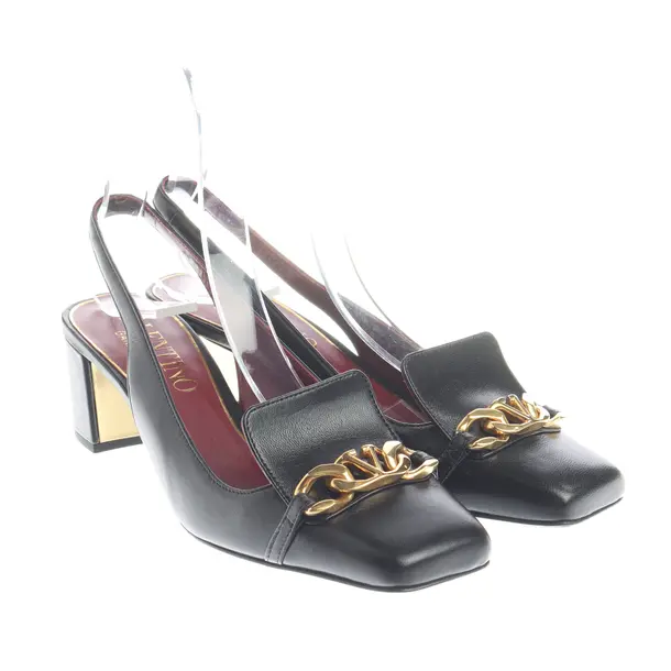 Slingbacks, in Schwarz, Valentino