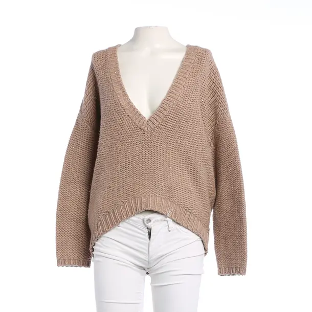 Jumper, in Light Brown, Cashmere, Brunello Cucinelli