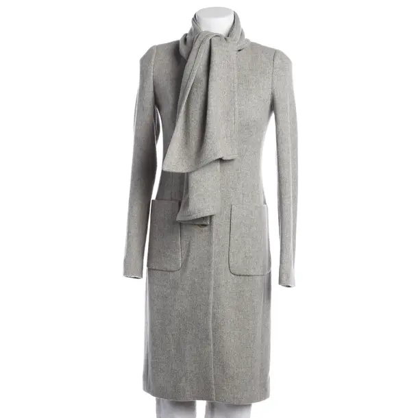 Mid-Season Coat, in Light Gray, Cashmere, Escada