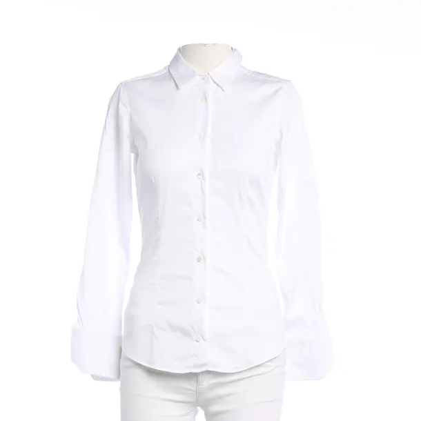 Bluse, in Weiß, Baumwolle, Van Laack