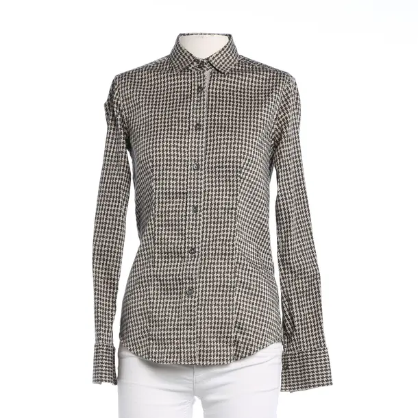 Bluse, in Dunkelbraun, Baumwolle, Caliban