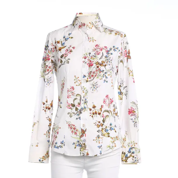 Bluse, in Weiß, Baumwolle, Caliban