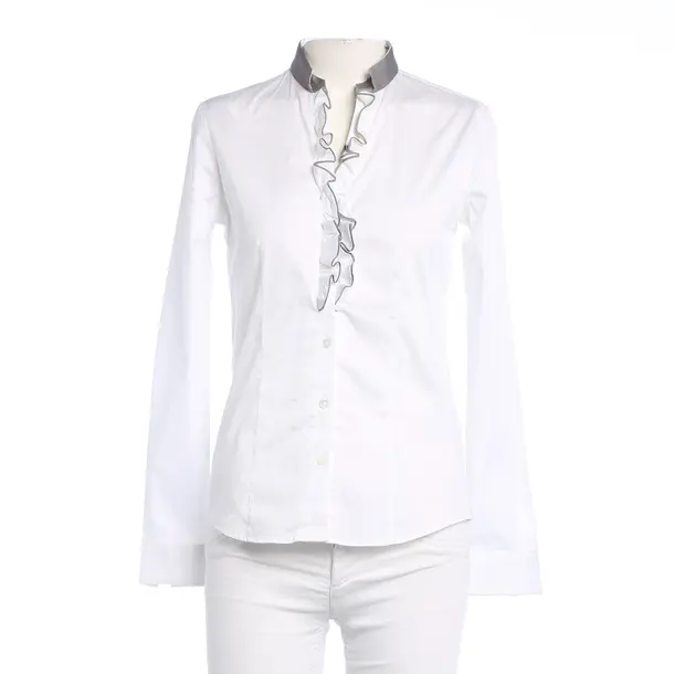 Bluse, in Weiß, Baumwolle, Caliban