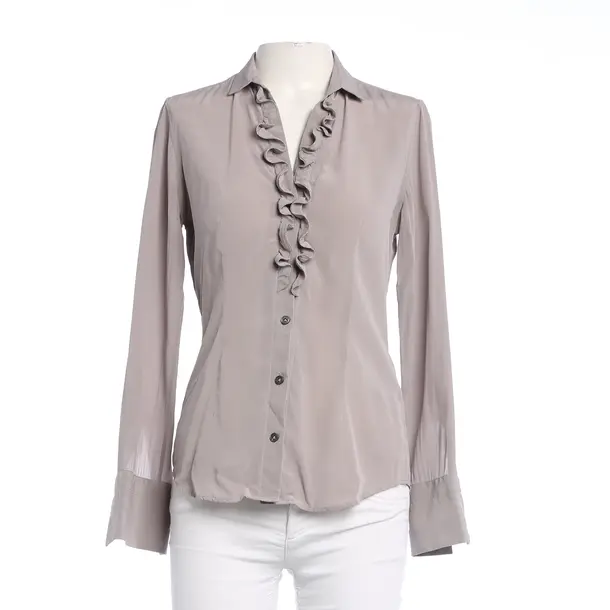 Bluse, in Lavendel, Seide, Caliban