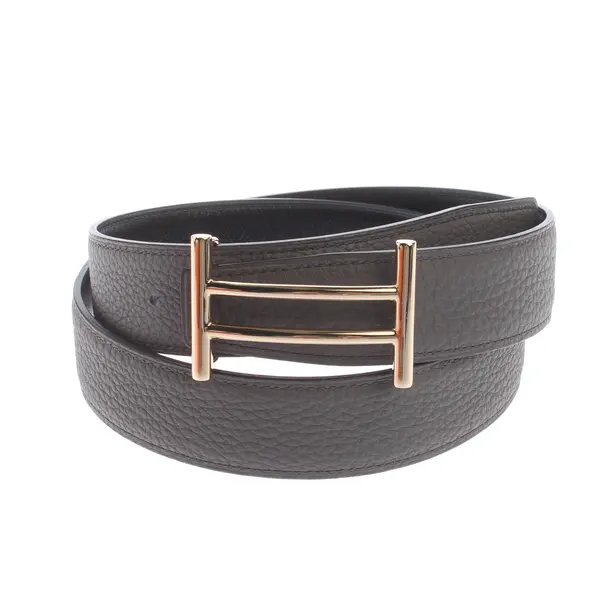 Belt, in Gray, Leather, Hermès