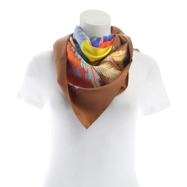 Shawl, in Multicolored, Silk, Hermès
