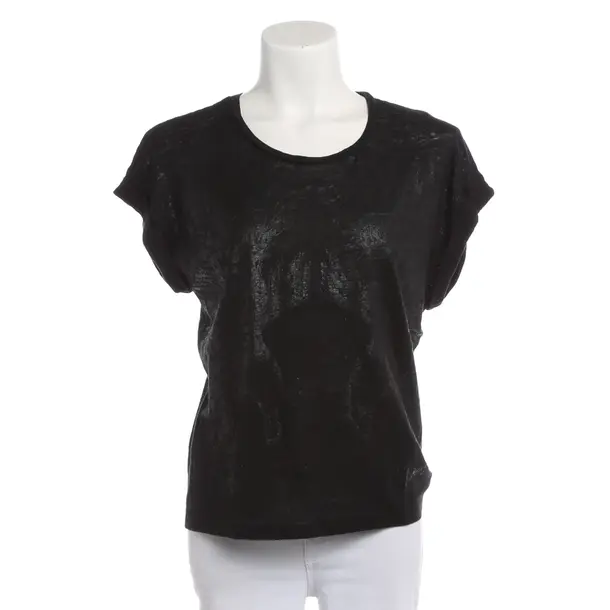 Shirt, in Black, Linen, Iheart